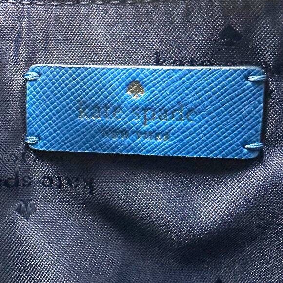 Kate Spade Sadie Crossbody Purse Sapphire Ice Blue Leather KE594 - Picture 5 of 7